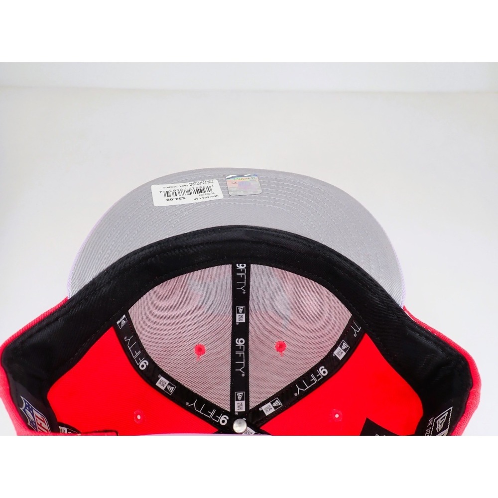 New Era 9FIFTY Tampa Bay Buccaneers Hat Red Lavender 2-Tone Color Pack Snapback - Picture 9 of 9
